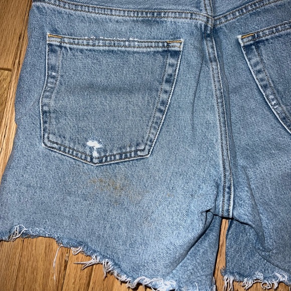 Agolde Riley Denim Shorts - Picture 5 of 5